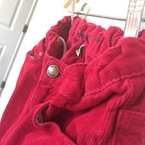Kids corduroy pants . Size 14. Color pink